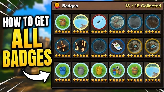 Drain the Lake Rare Badges — Ocean's Worst Nightmare and Other Hard Badges